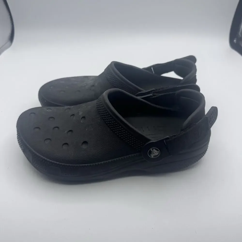 Crocs Classic Black Unisex M4 W6 10001-001 - Very Good Used